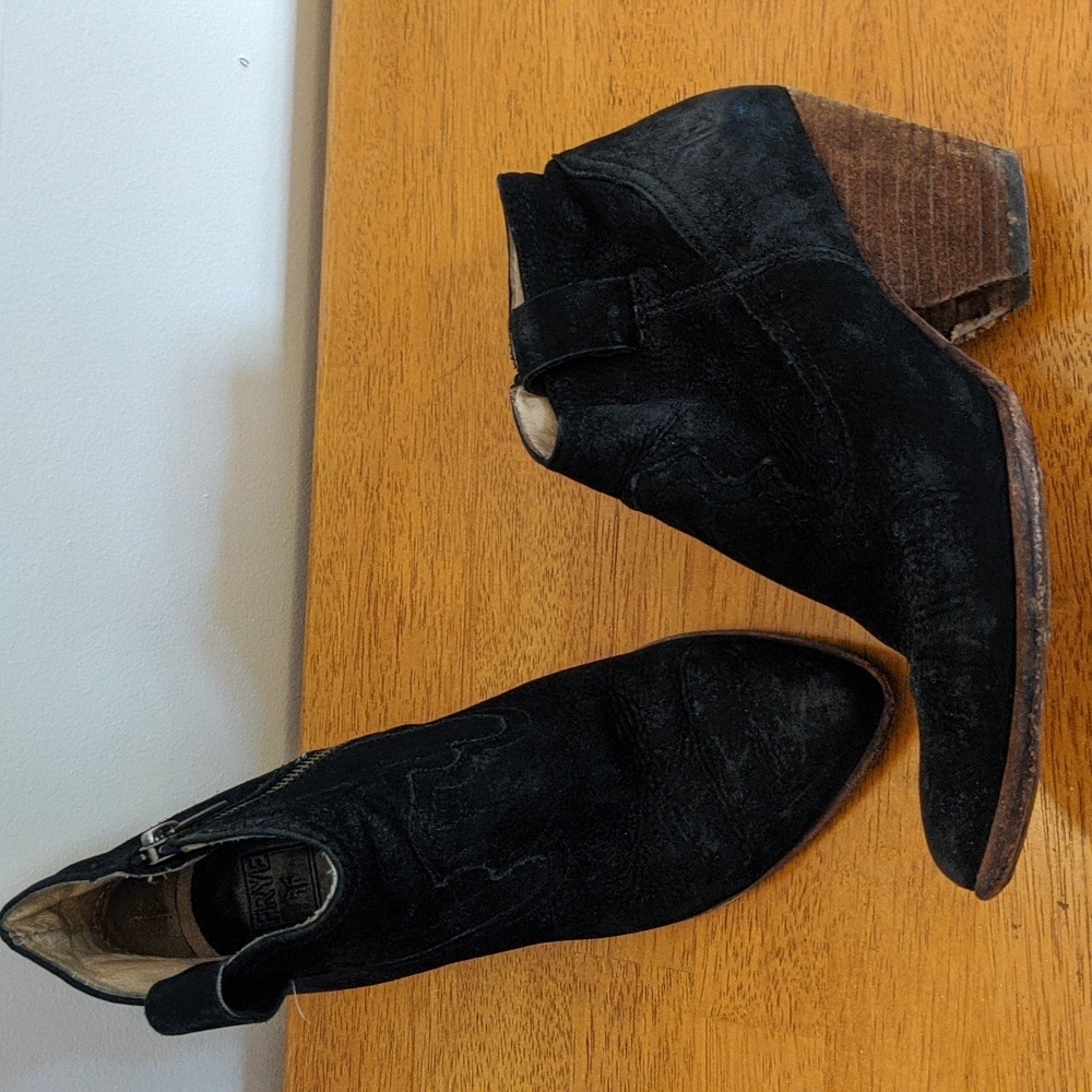 🌙🫰🏼 Frye Black Reina Booties